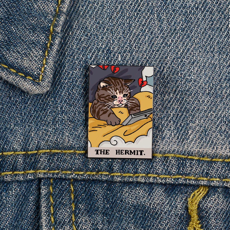 Embroidery Fish - Heiß verkaufende Tarot marke traurige Katzen