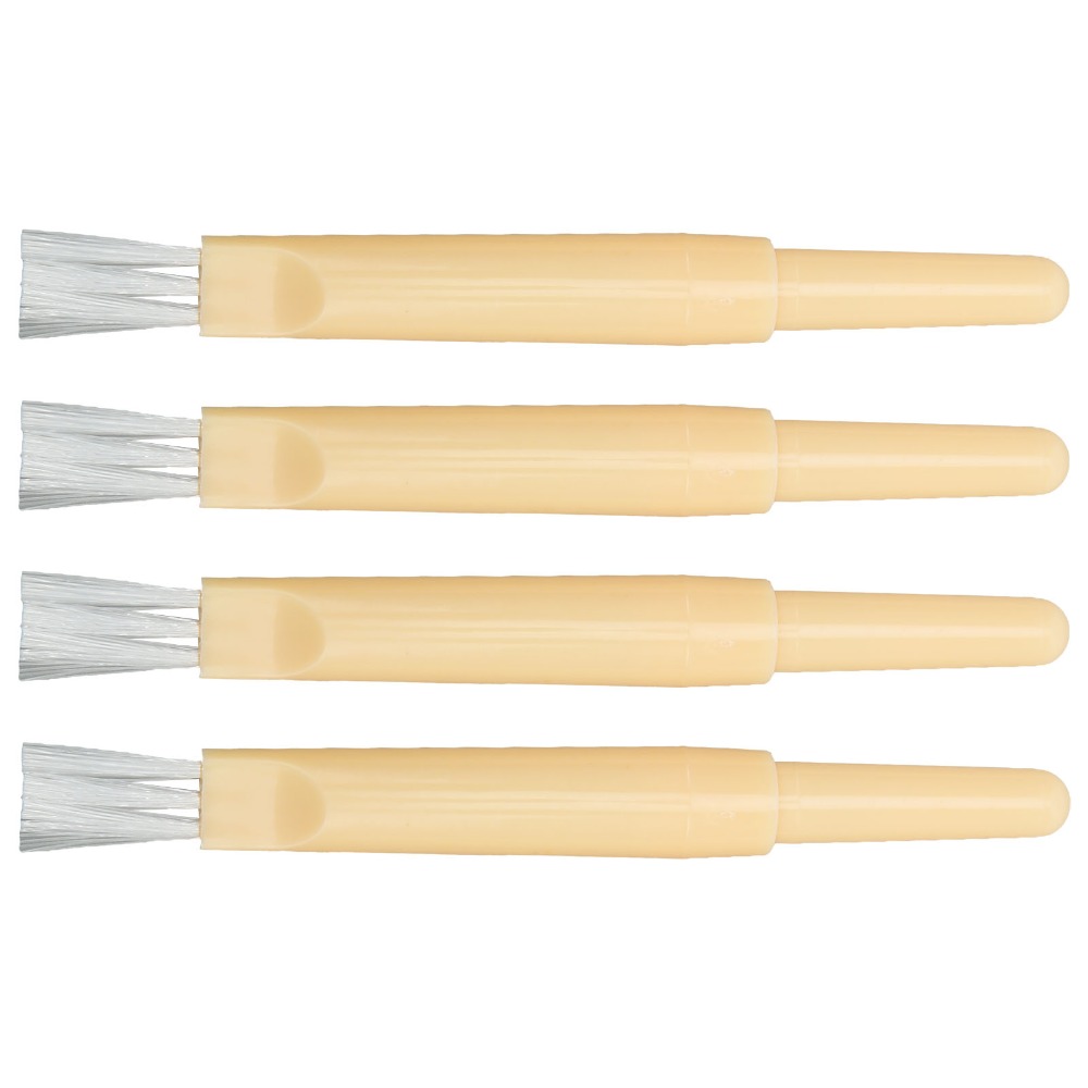 Embroidery Removal Tool - 4 Stück langlebige Kunststoff-Nähfadenentferner-Bürsten im tragbaren