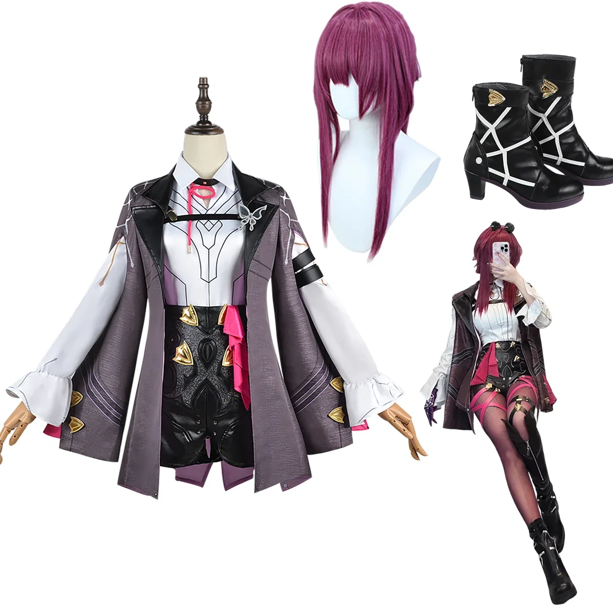 Embroidery Gothic - Honkai Star Rail Kafka Cosplay Gothic