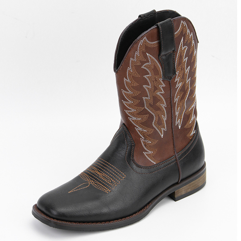 Embroidery Designer - Luxuriöse Designer-Stiefel mit Stickerei, Retro-Handarbeit, Western-Cowboystiefel