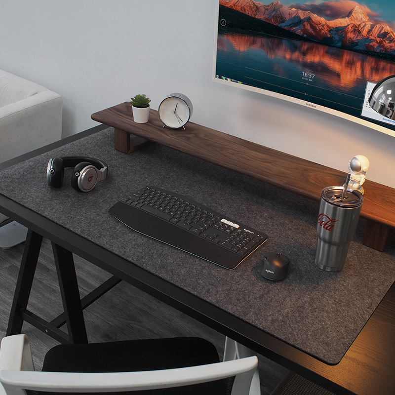 Felt Sheet Wool - XXL Großes Gaming-Mauspad aus Wollfilz, rutschfeste