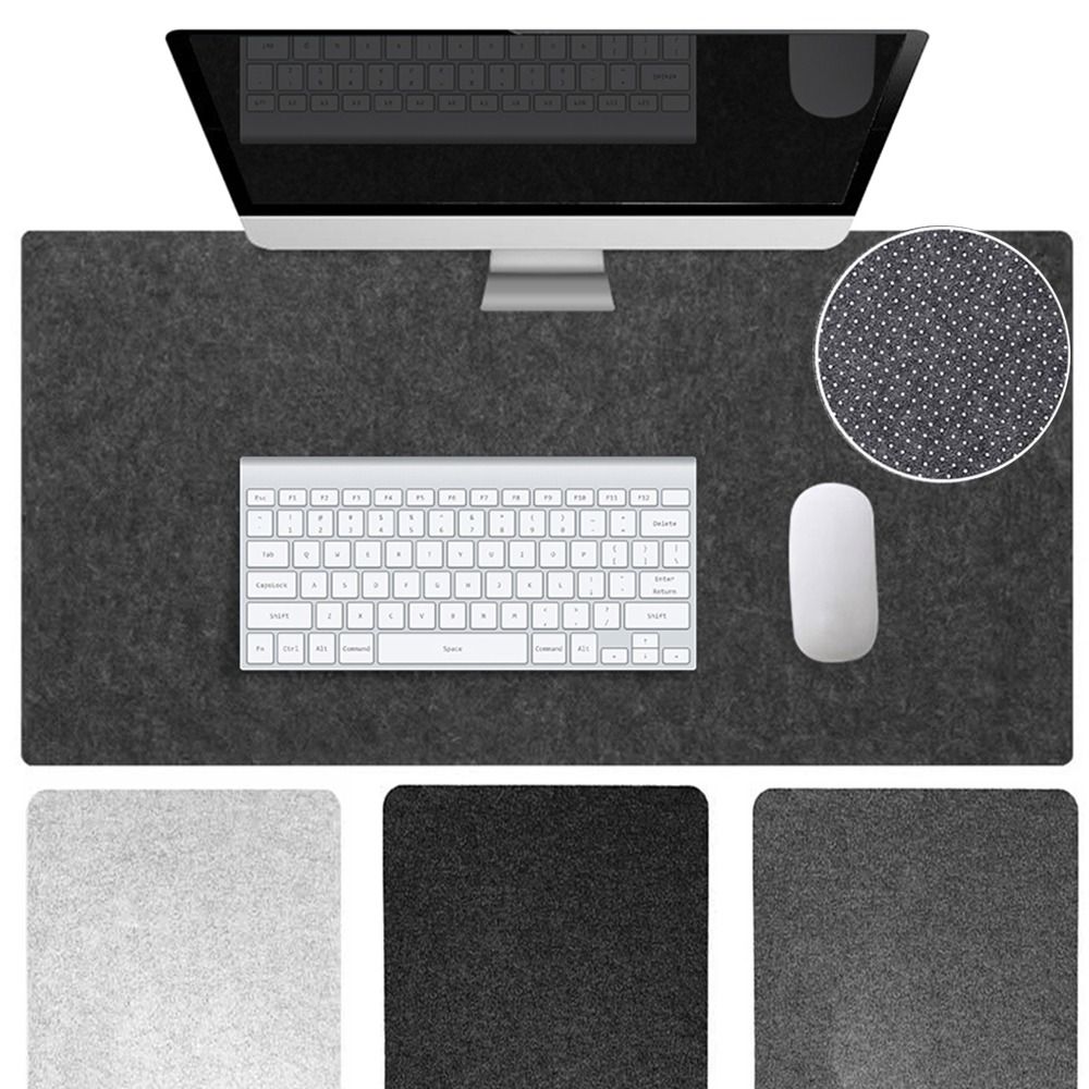 Felt Sheet Wool - Gaming-Zubehör Wollfilz-Mauspad Rutschfeste Großformatige Tastatur-Mausmatte Büro-Schreibunterlage