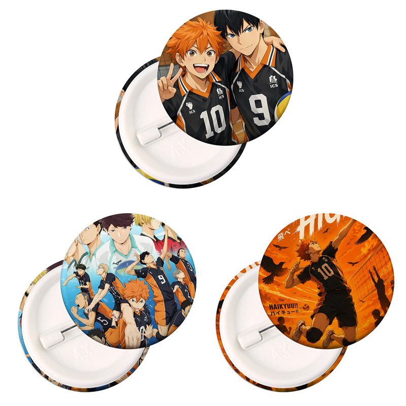 Embroidery Reddit - Haikyuu Anime Abzeichen Cartoon-Figur Emblem Volleyball-Jungen