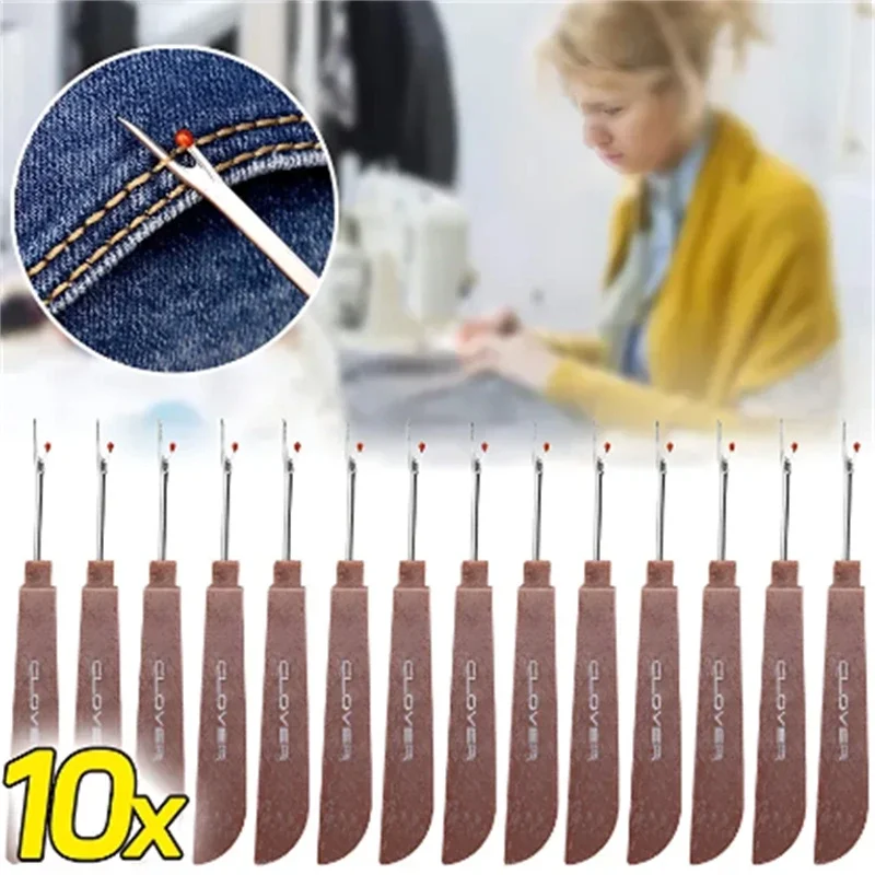 Embroidery Removal Tool - 1/10Pcs Stahl Faden Cutter Holz Kunststoff