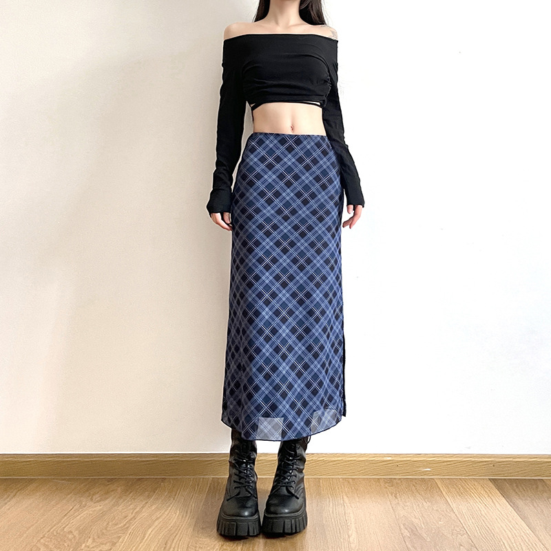 Felt Sheet Wool - Frauen Frühling Herbst Plaid Print Wrap
