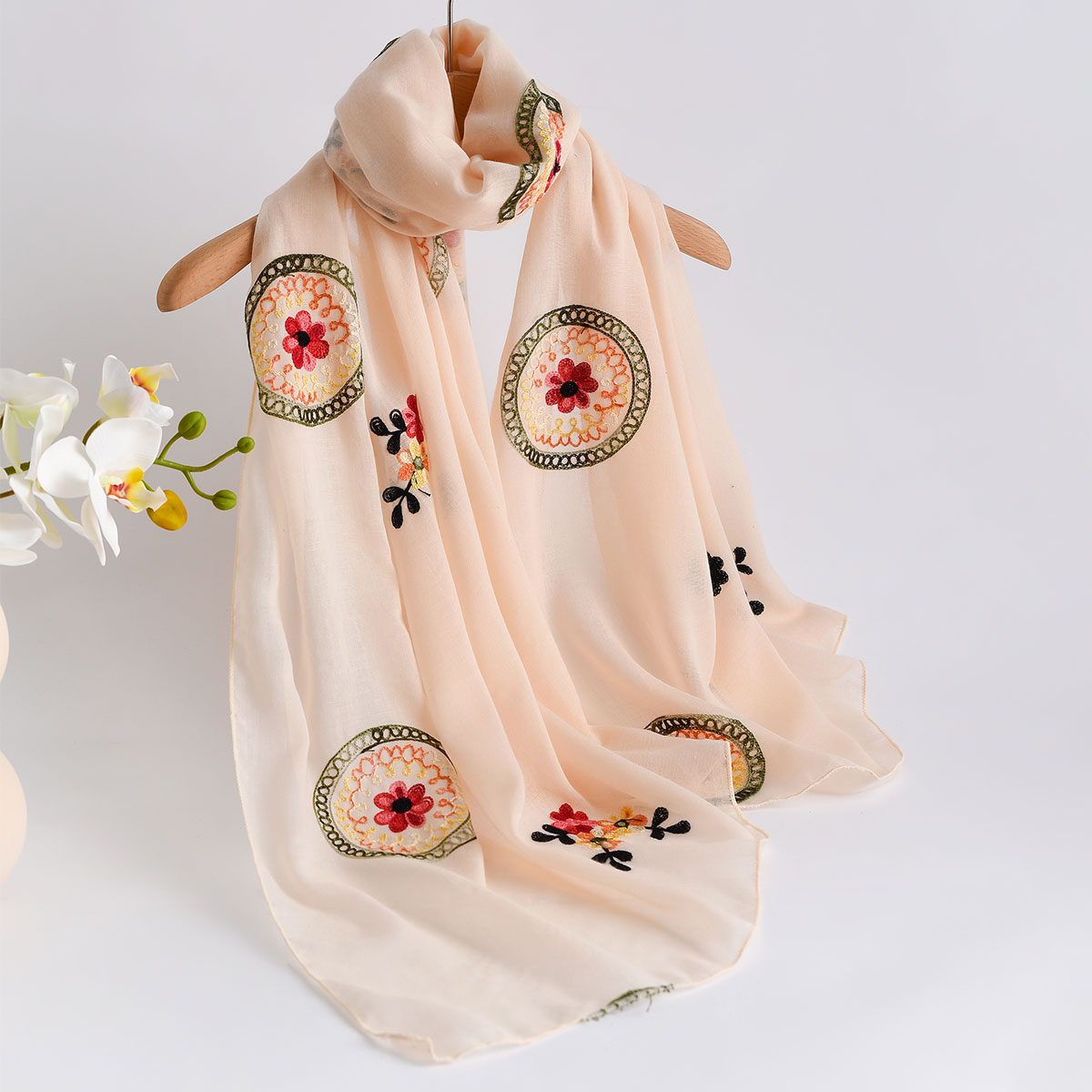 Sommer Neue Leichte Atmungsakt – Embroidery Shawl Bewertung und Preis