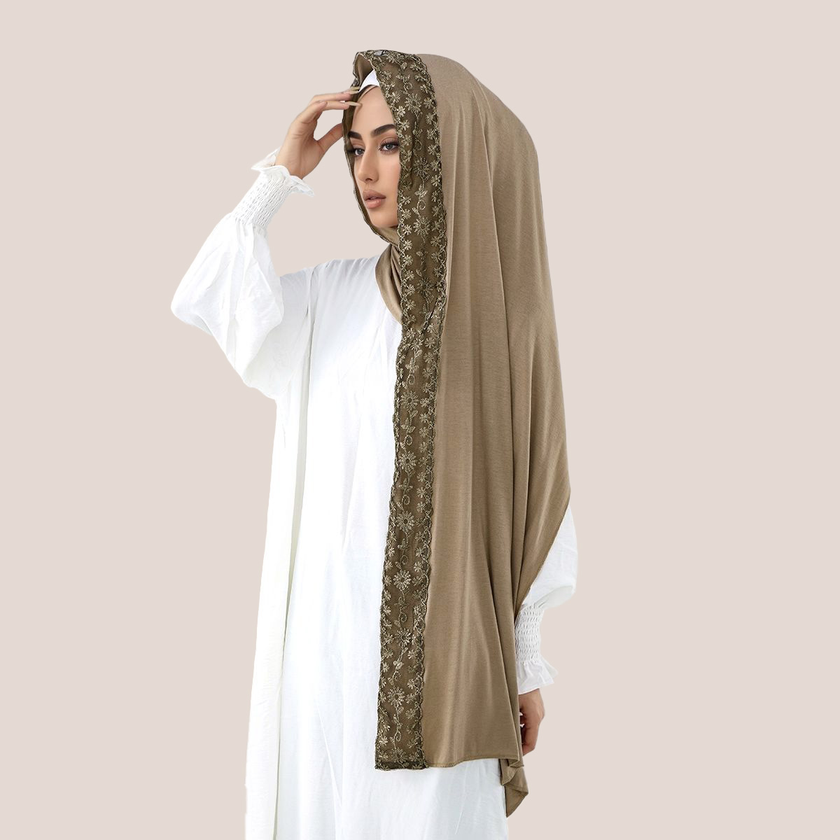 Spitze Stickerei Baumwolle Jer – Embroidery Shawl Bewertung und Preis