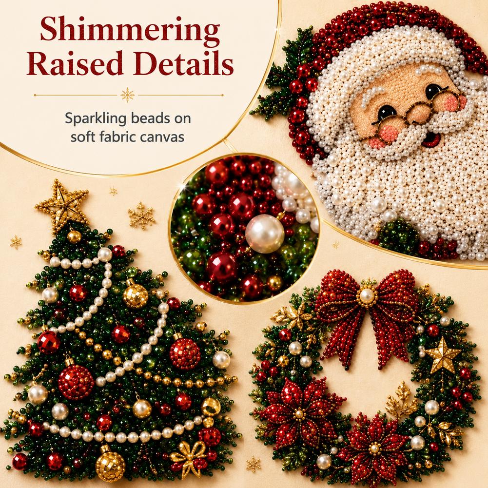 Weihnachtsmann Perlen-Kunst DI – Embroidery Art Bewertung und Preis