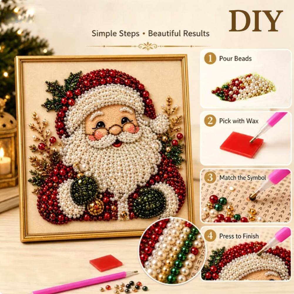 Weihnachtsmann Perlen-Kunst DI – Embroidery Art Bewertung und Preis