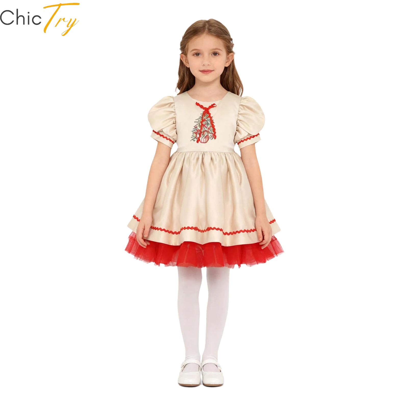 Kinder Mädchen Weihnachtskleid – Embroidery Xmas Designs Bewertung und Preis