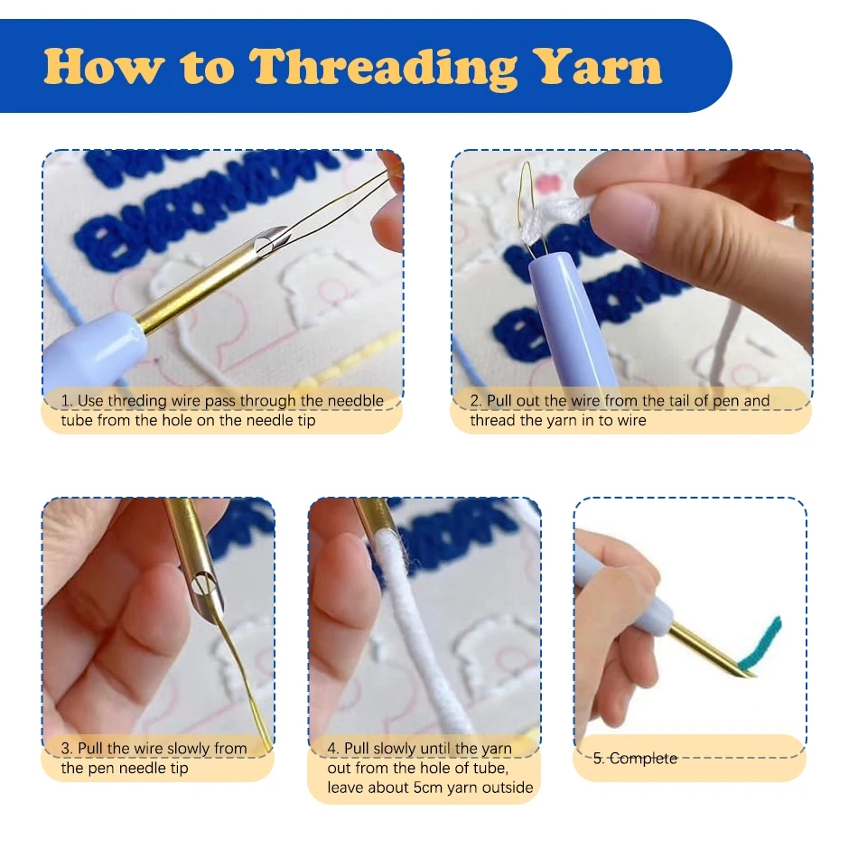DIY Punch Needle Sets Pilze Bl – Embroidery Hoop Square Bewertung und Preis