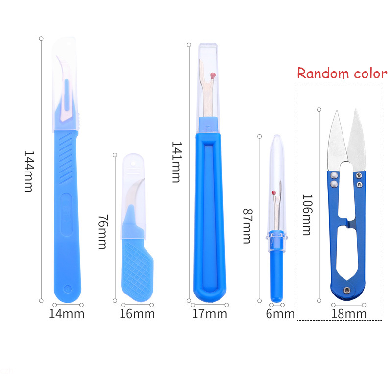 5-teiliges blaues Nähreißwerkz – Embroidery Removal Tool Bewertung und Preis