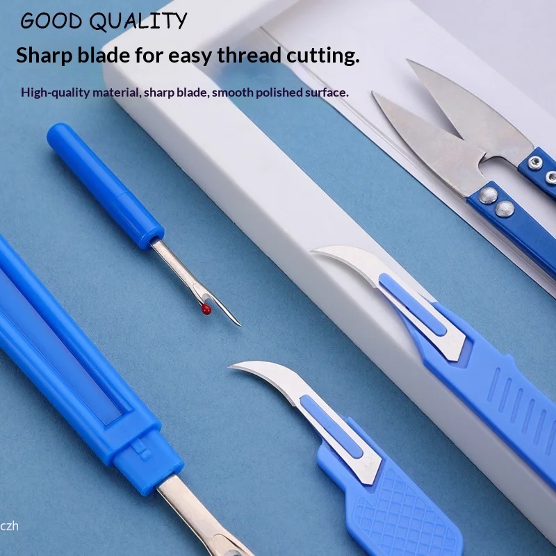 5-teiliges blaues Nähreißwerkz – Embroidery Removal Tool Bewertung und Preis