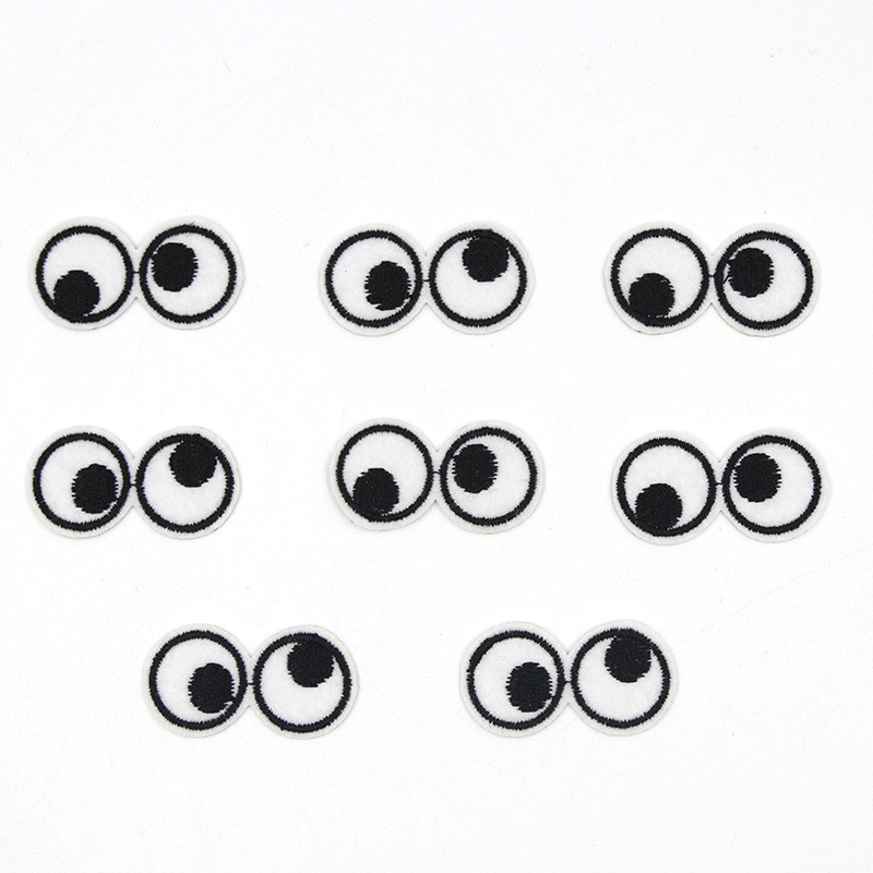 Cartoon 5 Stück Augen Stickere – Embroidery On Black Shirt Bewertung und Preis
