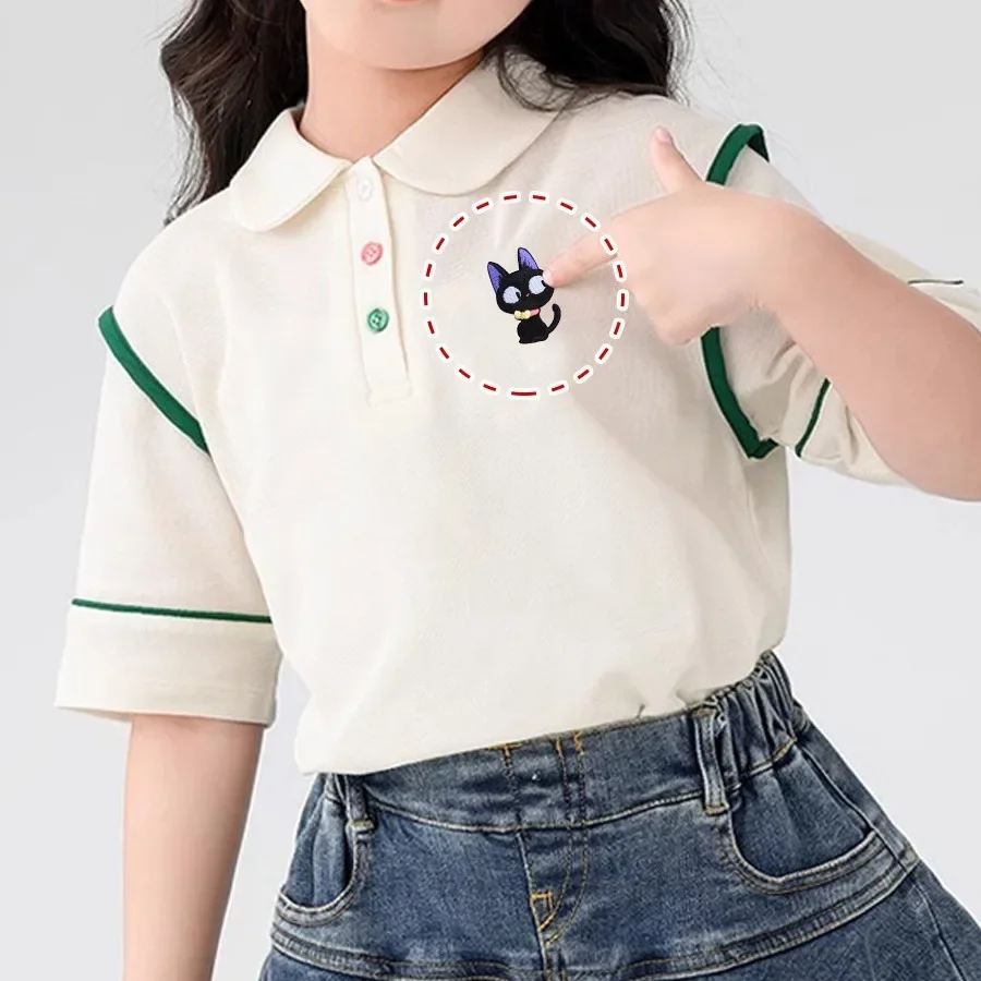 Niedliche Cartoon selbst klebe – Embroidery On Black Shirt Bewertung und Preis
