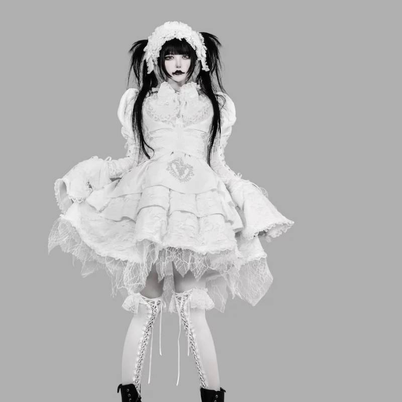 Y2K Dark Gothic Lolita Schwarz – Embroidery Gothic Bewertung und Preis