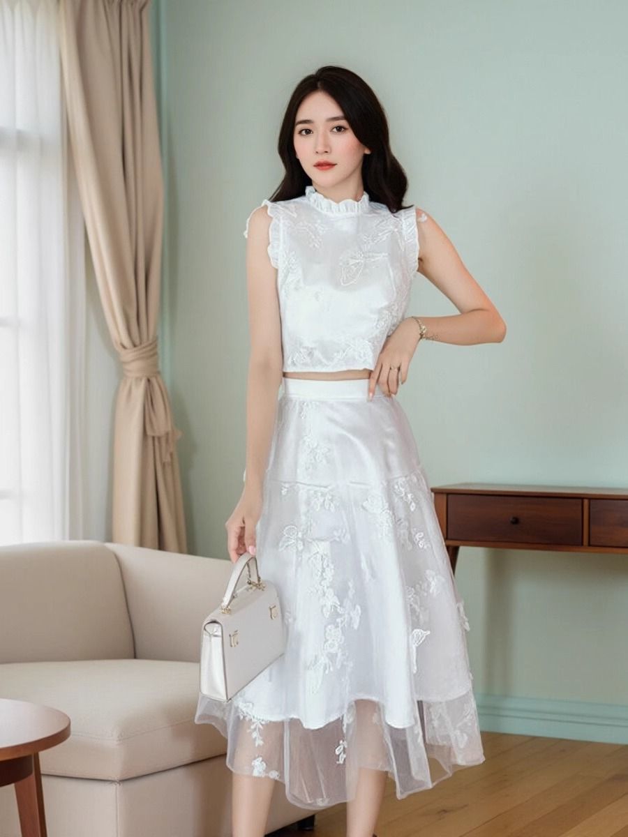 Neues Sommer High-End Weißes 2 – Embroidery Blouse Bewertung und Preis
