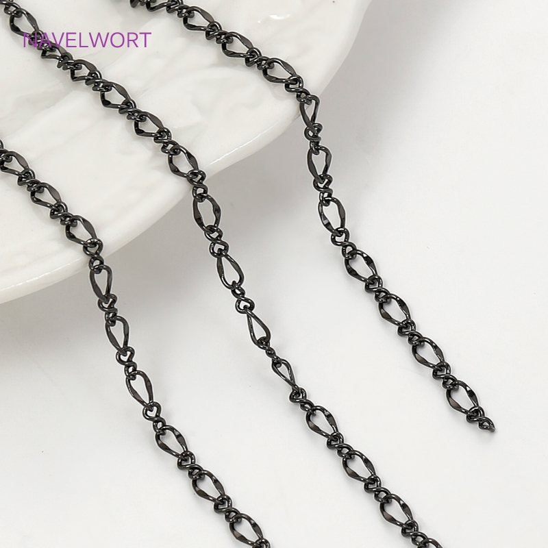 Schwarze ovale dünne Ketten fü – Embroidery Art Bewertung und Preis