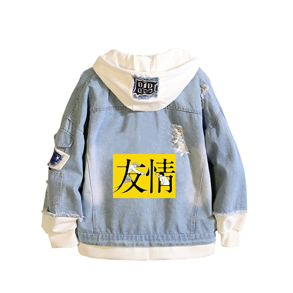 BANANA FISH Denim Jacke Anime  – Embroidery Fish Bewertung und Preis