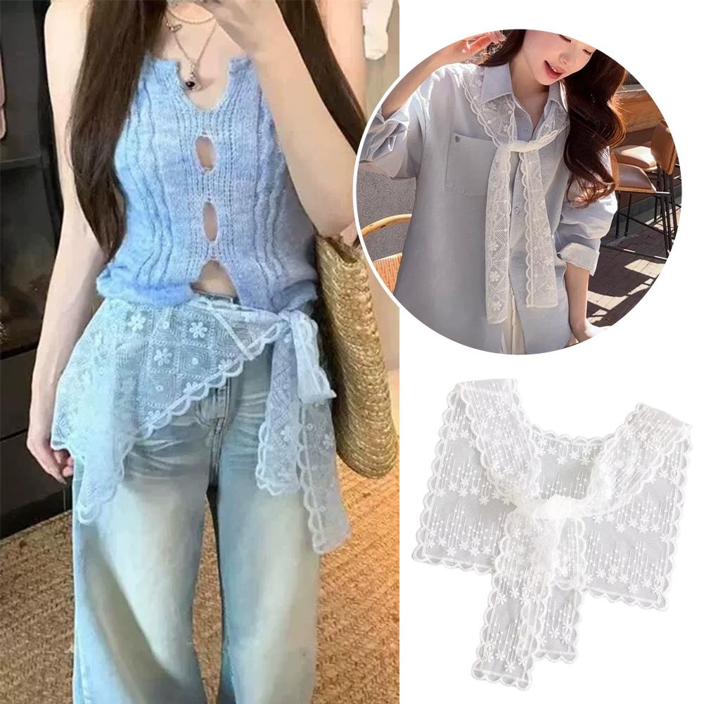 Französischer Spitzen-Schal fü – Embroidery Shawl Bewertung und Preis