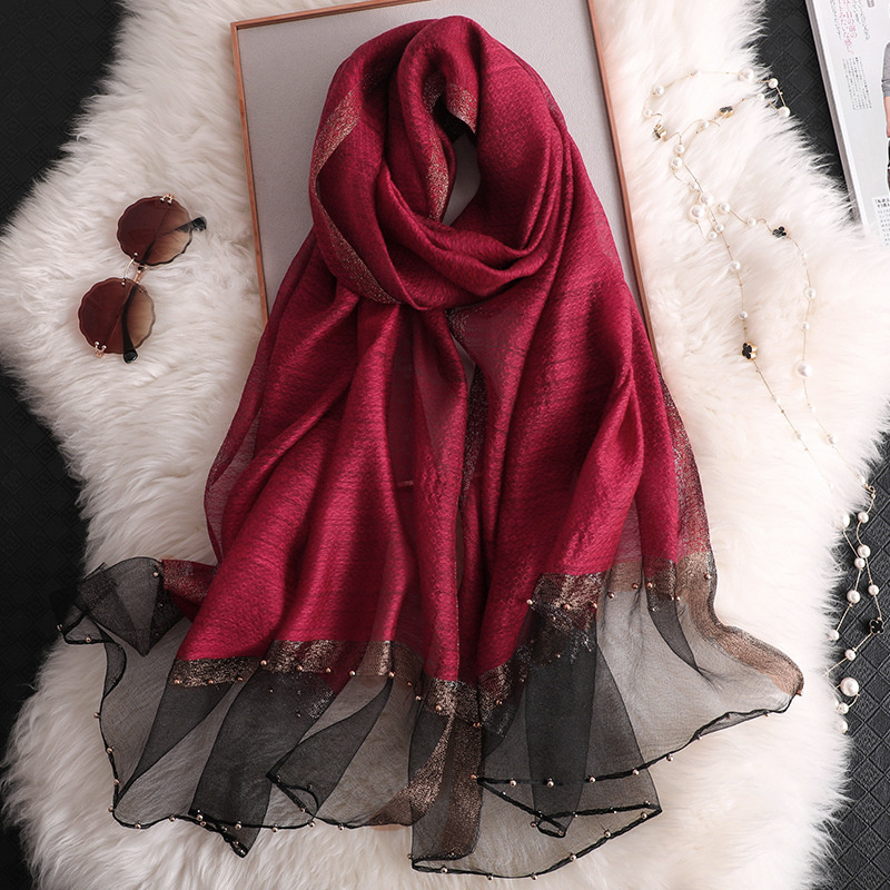 2024 Luxus 100 % Seide Schal S – Embroidery Shawl Bewertung und Preis
