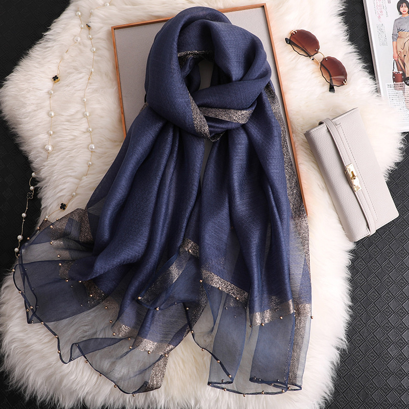 2024 Luxus 100 % Seide Schal S – Embroidery Shawl Bewertung und Preis