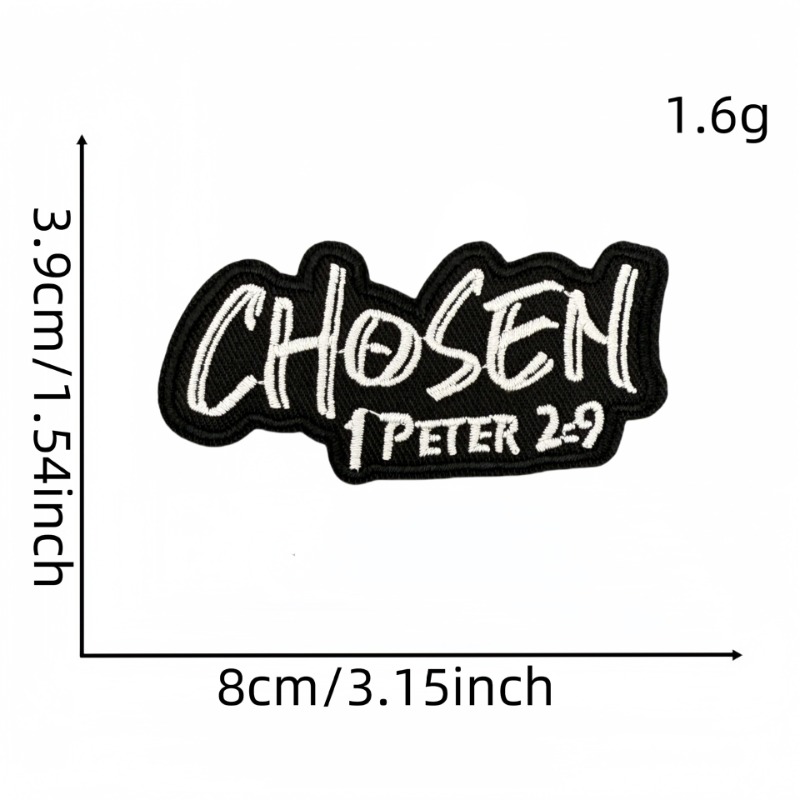 Englische Buchstaben Glaube Li – Embroidery On Black Shirt Bewertung und Preis