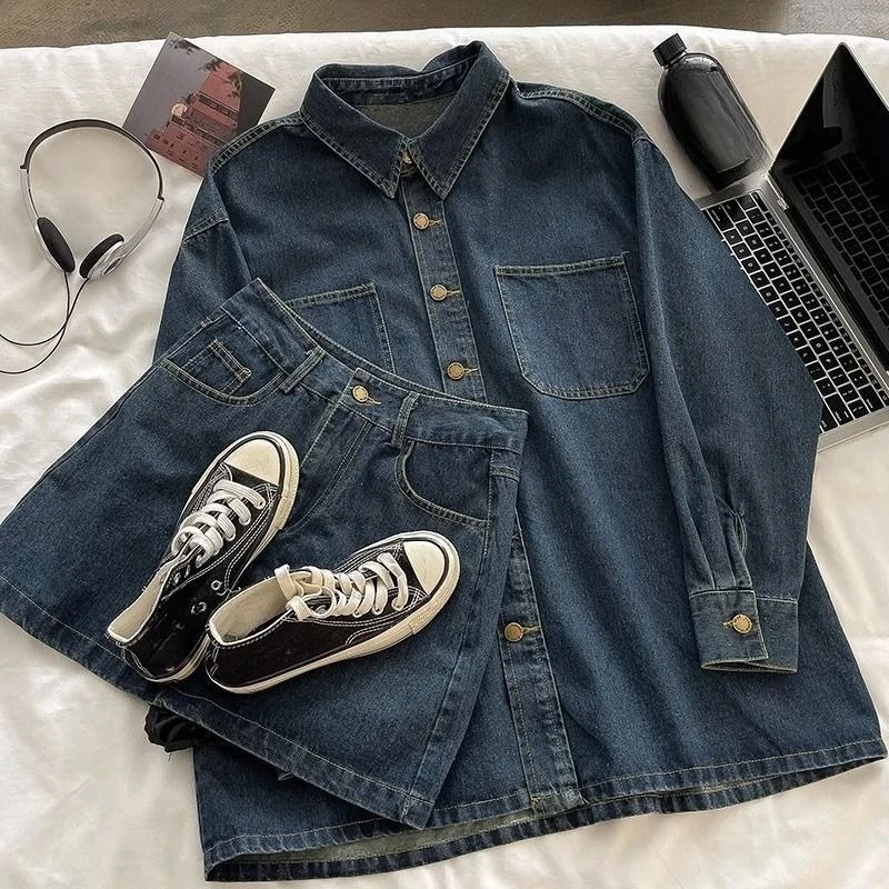 Y2K Denim-Rock-Set: Vintage Ja – Embroidery A Bewertung und Preis