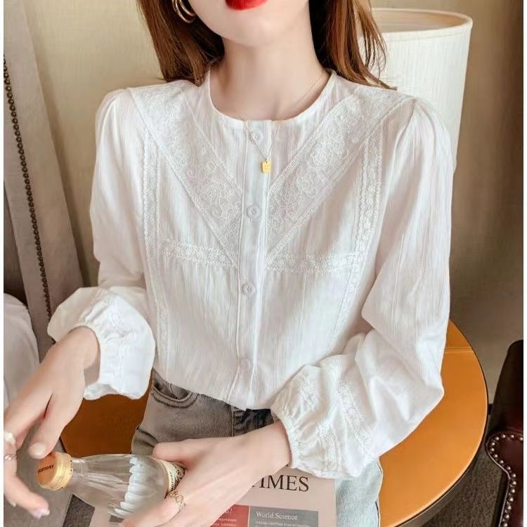 Elegante, durchbrochene Spitze – Embroidery Blouse Bewertung und Preis