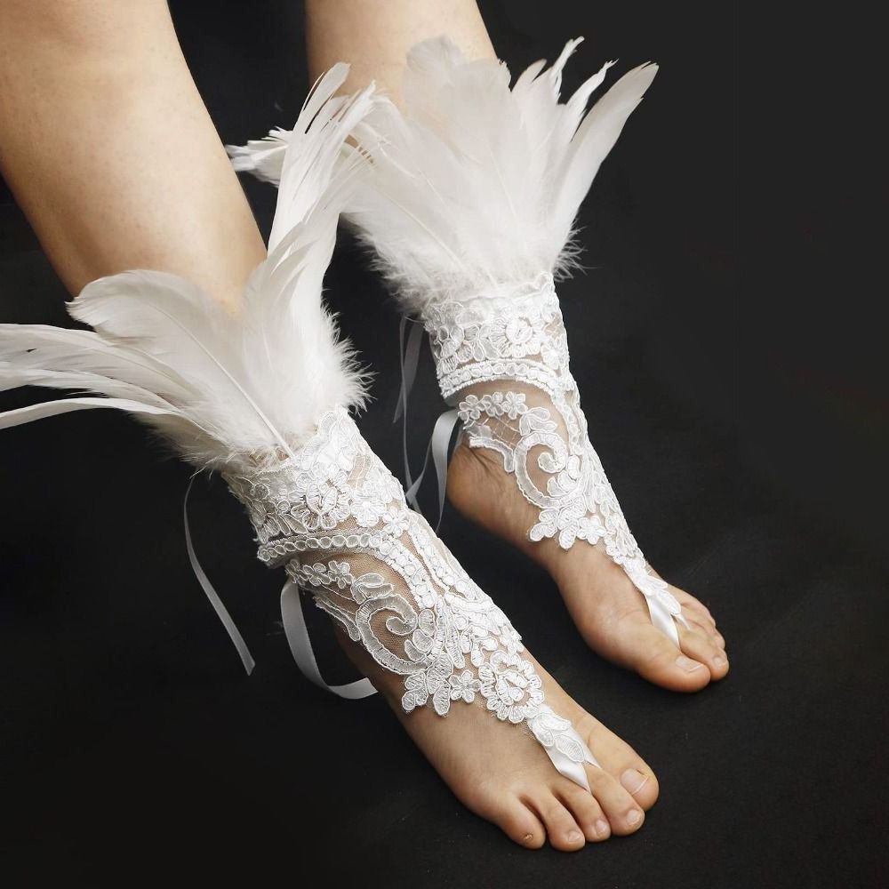 1PC Mode Zubehör Spitze Feder  – Embroidery Gothic Bewertung und Preis