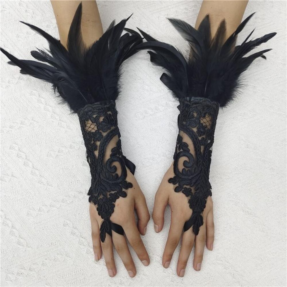 1PC Mode Zubehör Spitze Feder  – Embroidery Gothic Bewertung und Preis