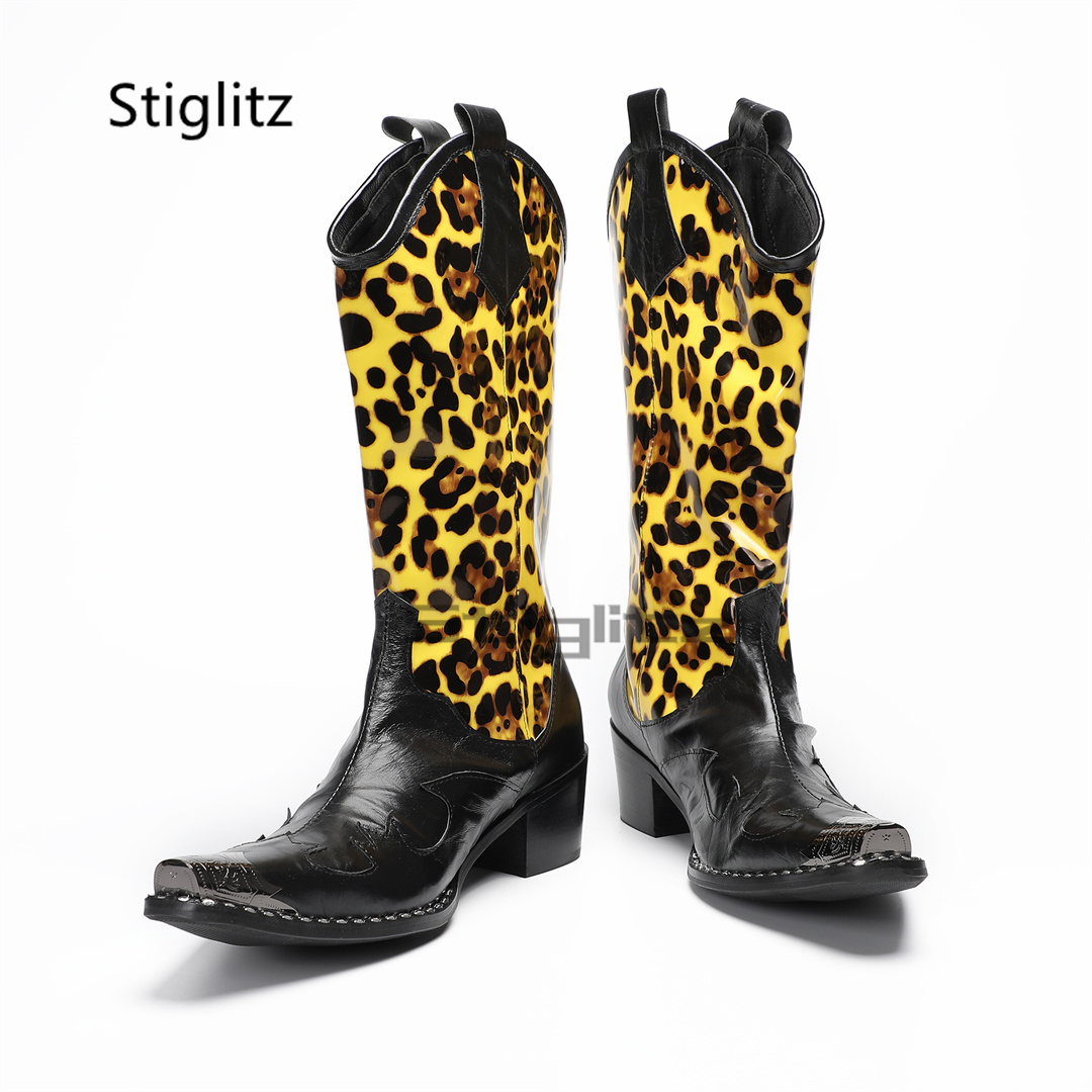 Herren-Reitstiefel mit Leopard – Embroidery On Leather Bewertung und Preis