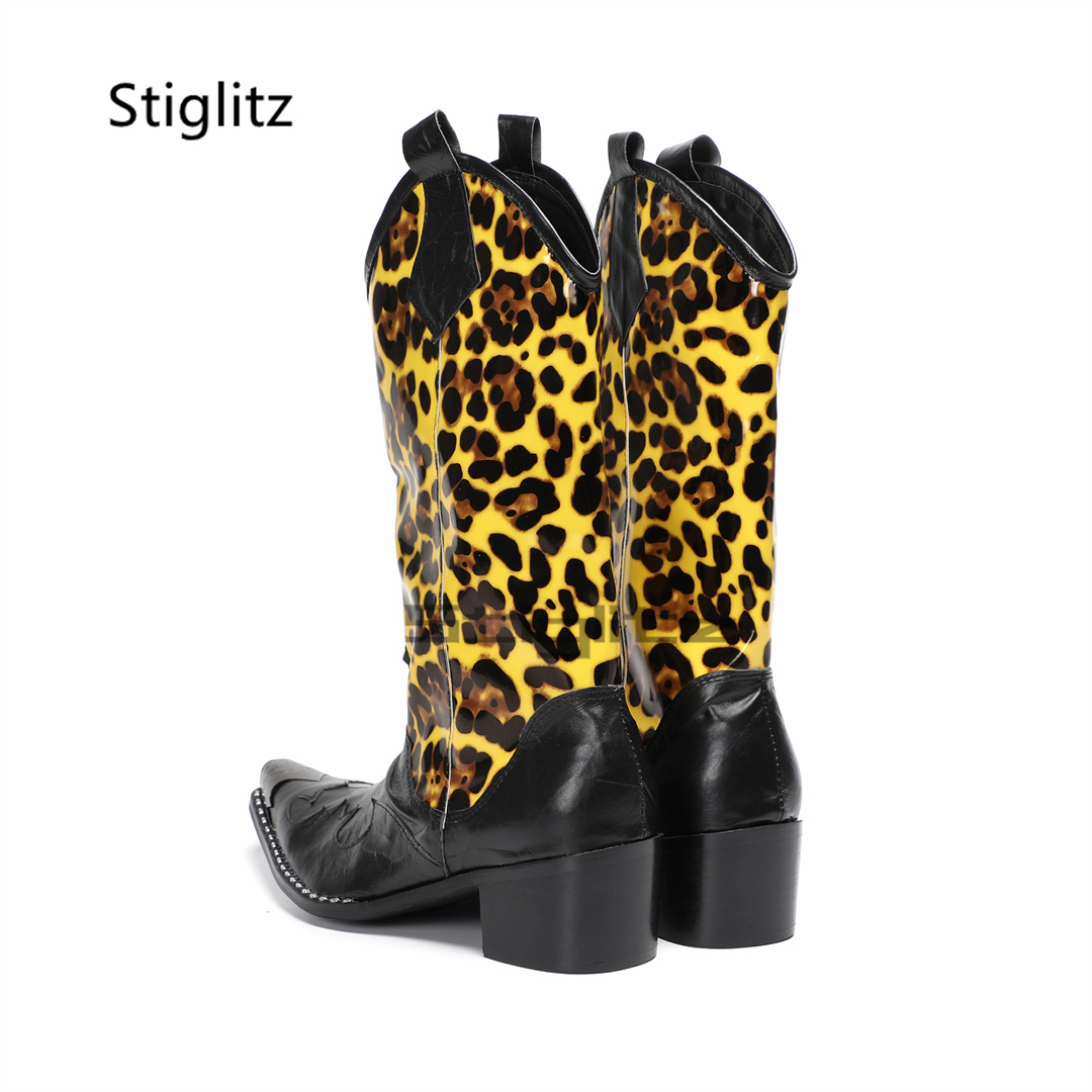 Herren-Reitstiefel mit Leopard – Embroidery On Leather Bewertung und Preis