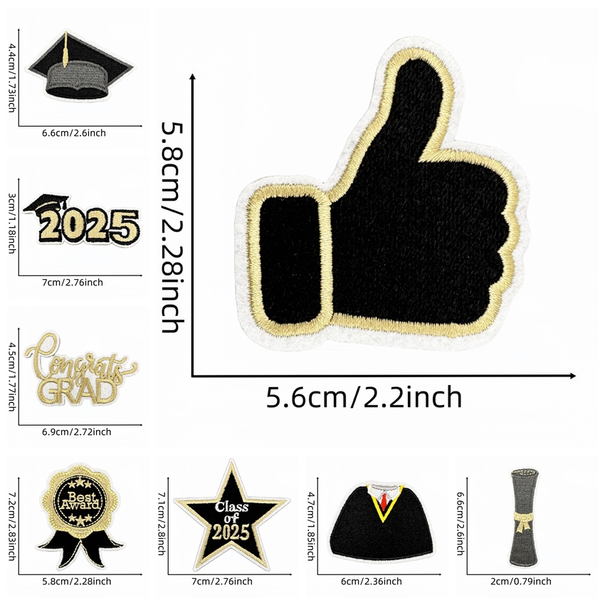 10 Teile/lose Schwarz Gold Gra – Embroidery On Black Shirt Bewertung und Preis