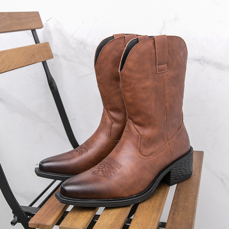 Herrenstiefel Klassische Besti – Embroidery On Leather Bewertung und Preis