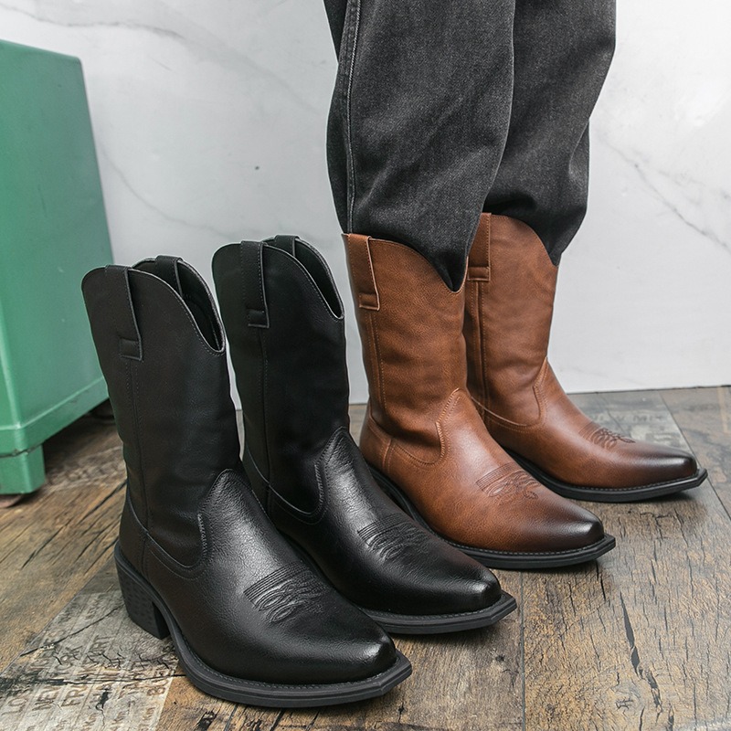 Herrenstiefel Klassische Besti – Embroidery On Leather Bewertung und Preis