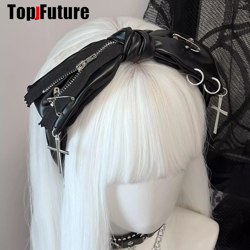 Gothic Bogen Leder Harajuku Pu – Embroidery Gothic Bewertung und Preis