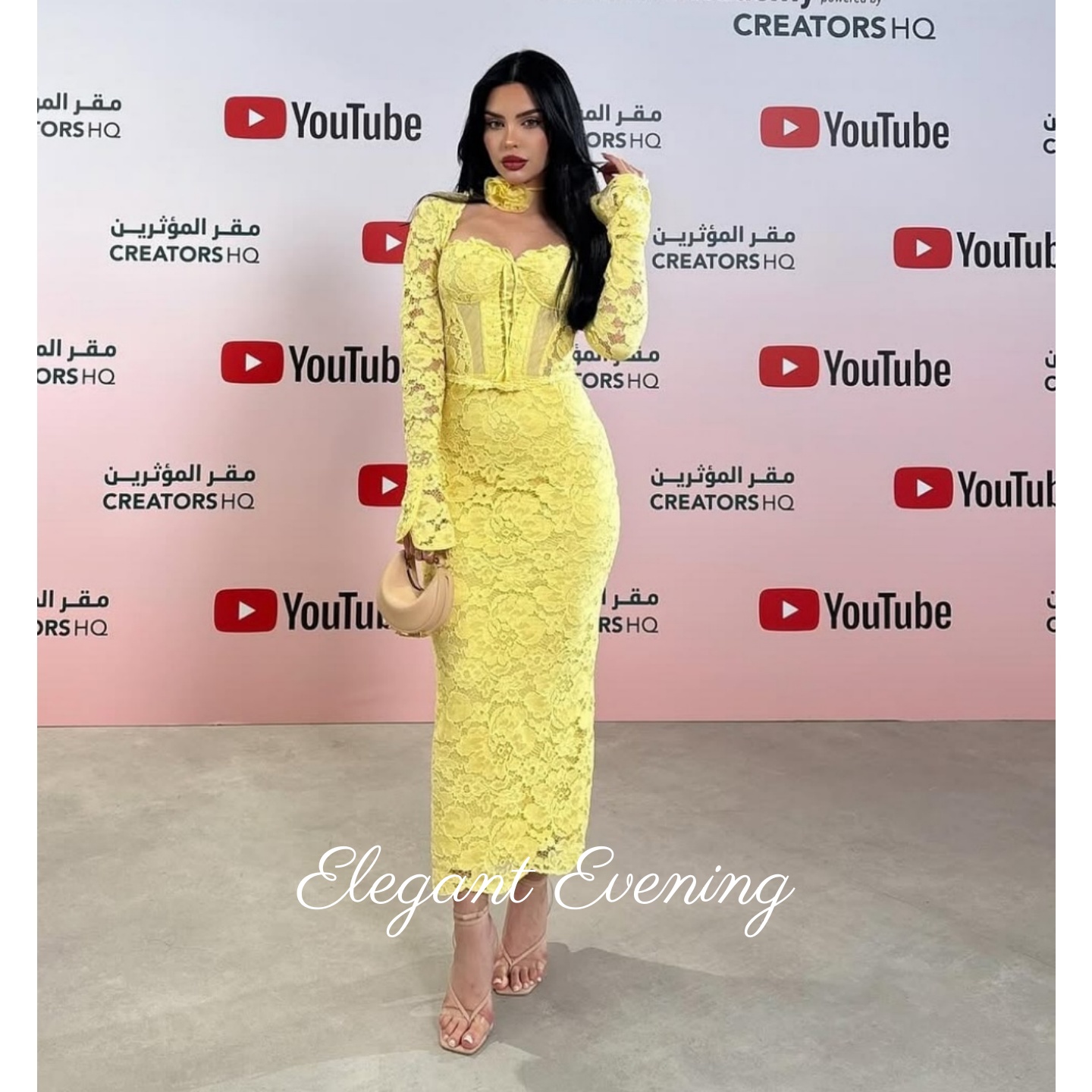 Gelbes Spitzen-Abschlussballkl – Embroidery Yellow Dress Bewertung und Preis