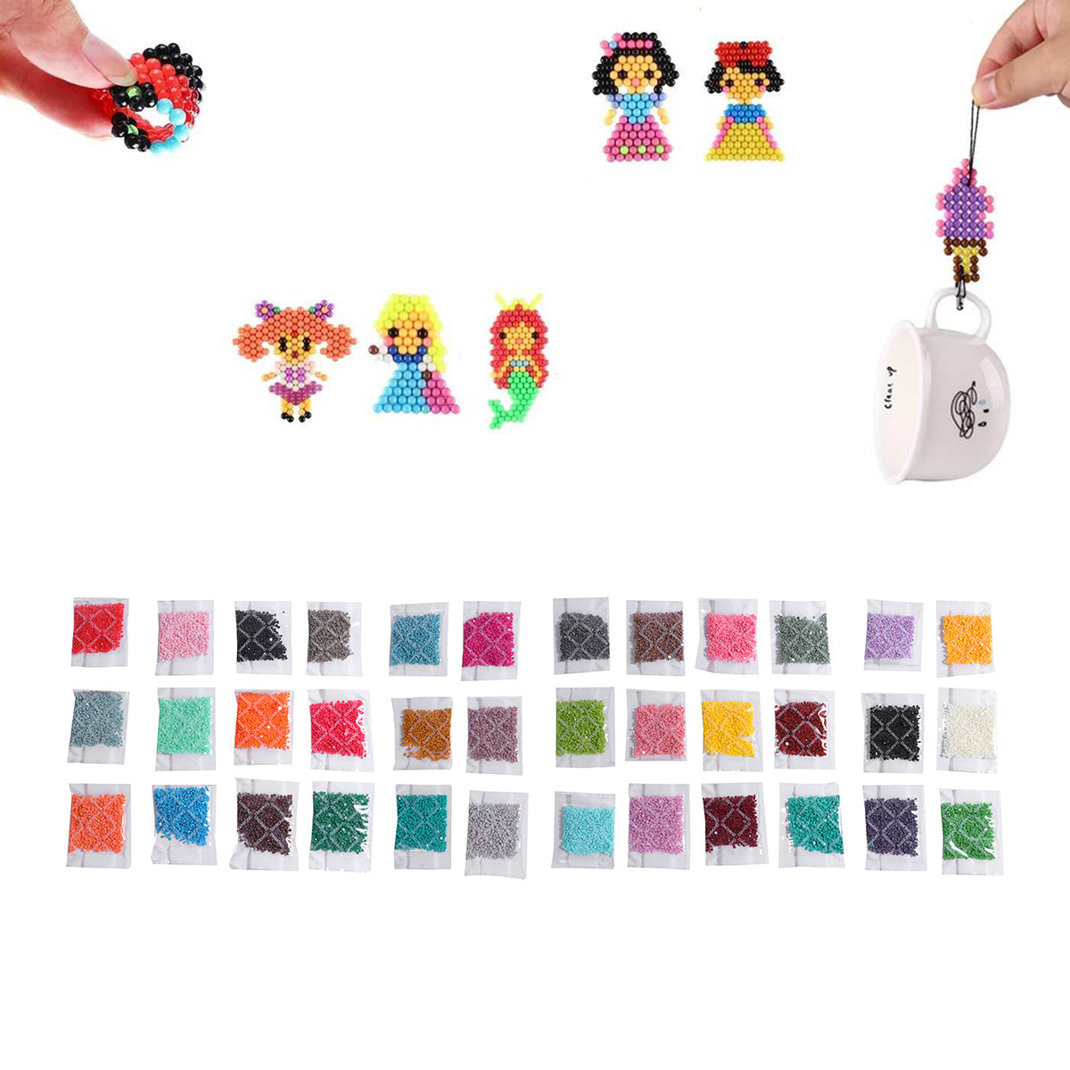 36 Stück runde Diamant-Strasss – Embroidery Art Bewertung und Preis