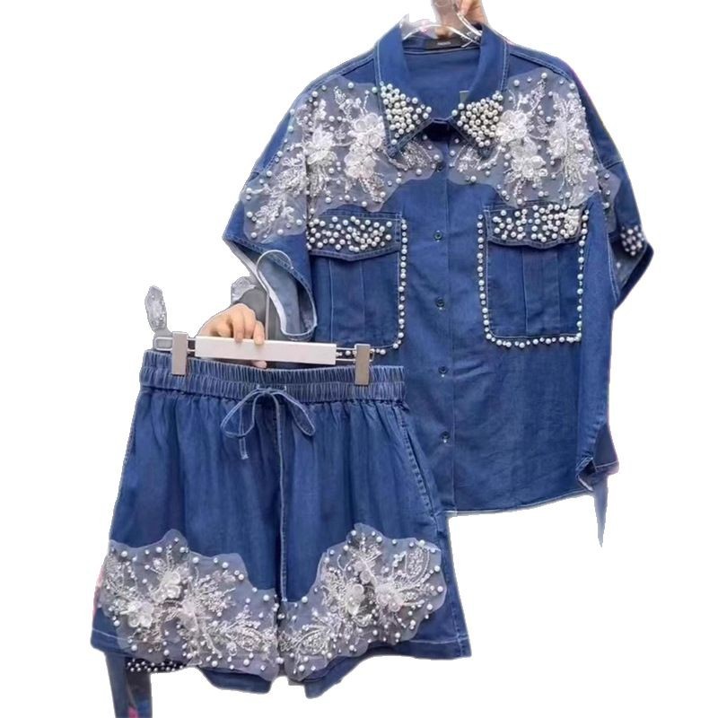 2-teiliges Set für Damen, Diam – Embroidery Blouse Bewertung und Preis