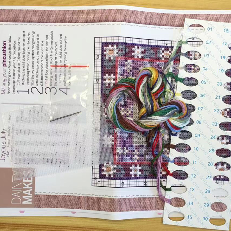 Kreuzstich-Sets, Stich-Pin-Kis – Embroidery Underlay Bewertung und Preis