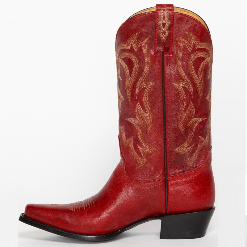 Neue bestickte Damenstiefel fü – Embroidery On Leather Bewertung und Preis