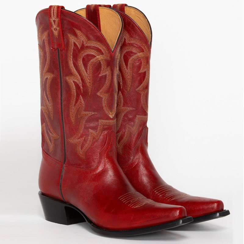 Neue bestickte Damenstiefel fü – Embroidery On Leather Bewertung und Preis