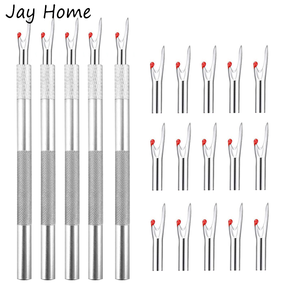 1PC Naht Ripper Griff mit 5Pcs – Embroidery Removal Tool Bewertung und Preis