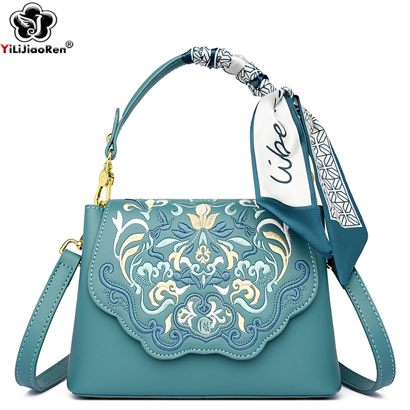 Mode Stickerei Umhängetasche F – Embroidery On Leather Bewertung und Preis