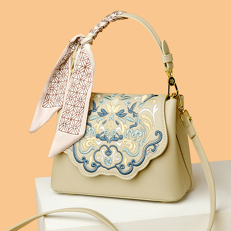 Mode Stickerei Umhängetasche F – Embroidery On Leather Bewertung und Preis